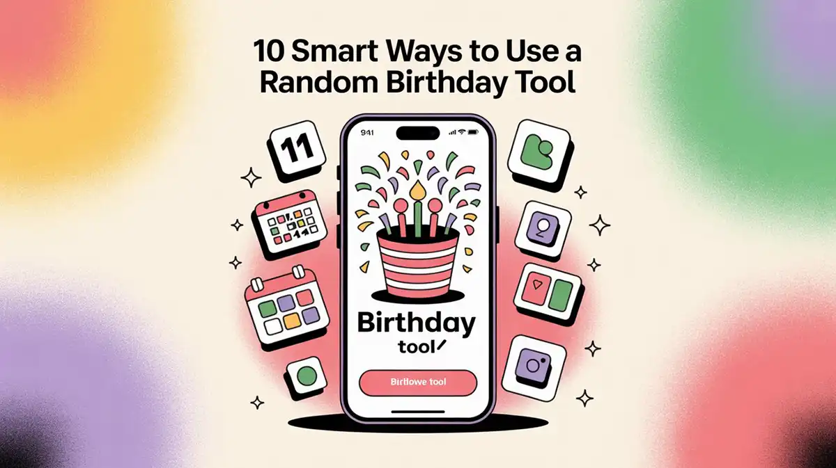 best ways to use random birthday generator tool